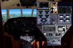 Falcon50 V1.2 FSX native Panel and Model update 